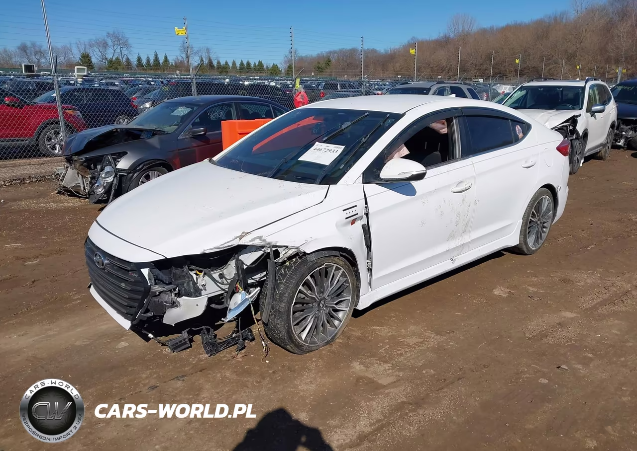 2017 Hyundai Elantra Sport VIN:KMHD04LB5HU357244 - 2