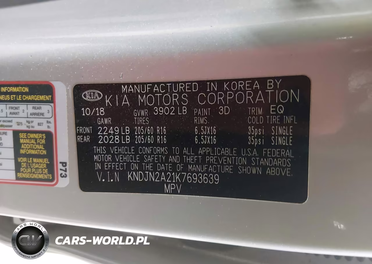 2019 Kia Soul VIN:KNDJN2A21K7693639 - 9
