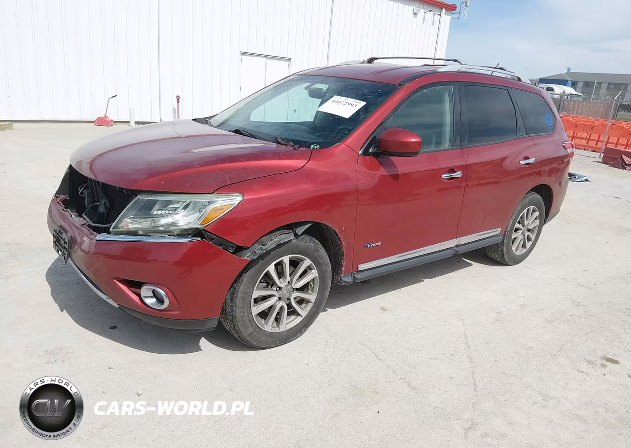 2014 Nissan Pathfinder Hybrid Sl VIN:5N1CR2MM6EC652795 - 2