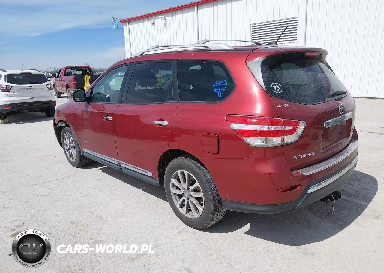 2014 Nissan Pathfinder Hybrid Sl VIN:5N1CR2MM6EC652795 - 3