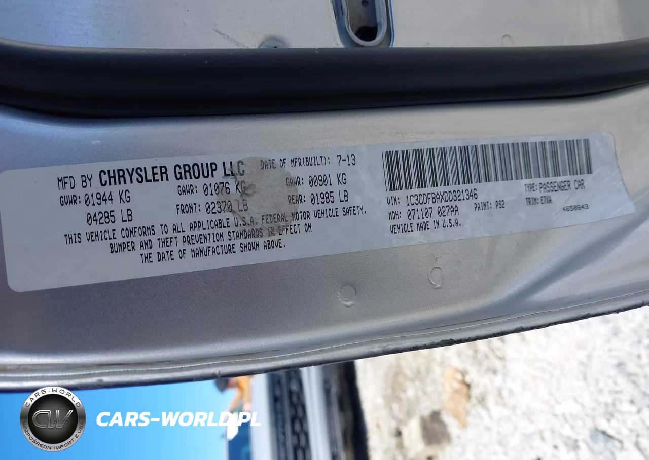 2013 Dodge Dart Sxt VIN:1C3CDFBAXDD321346 - 9