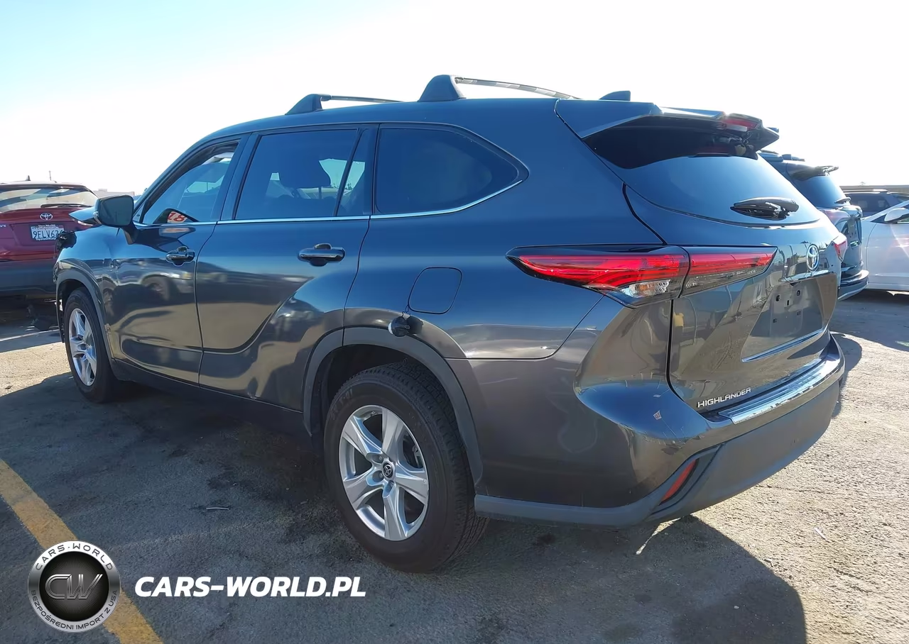 2022 Toyota Highlander L VIN:5TDCZRAH2NS095533 - 3