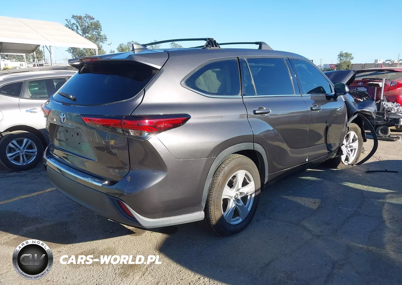 2022 Toyota Highlander L VIN:5TDCZRAH2NS095533 - 4