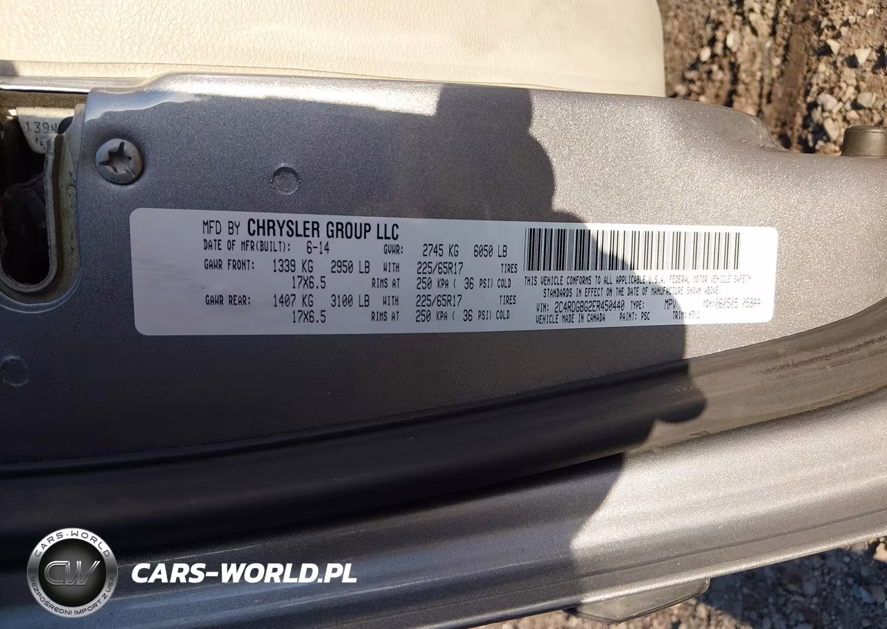2014 Dodge Grand Caravan American Value Pkg VIN:2C4RDGBG2ER450440 - 9