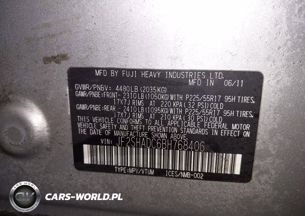 2011 Subaru Forester 2.5X Premium VIN:JF2SHADC6BH768406 - 9