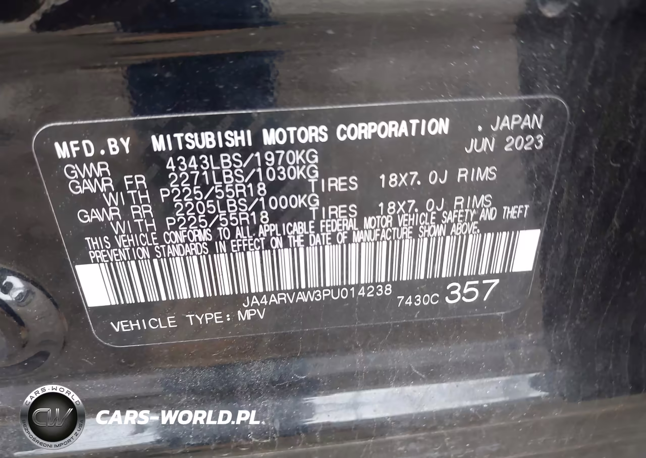 2023 Mitsubishi Outlander Sport 2.4 Gt Awc VIN:JA4ARVAW3PU014238 - 9