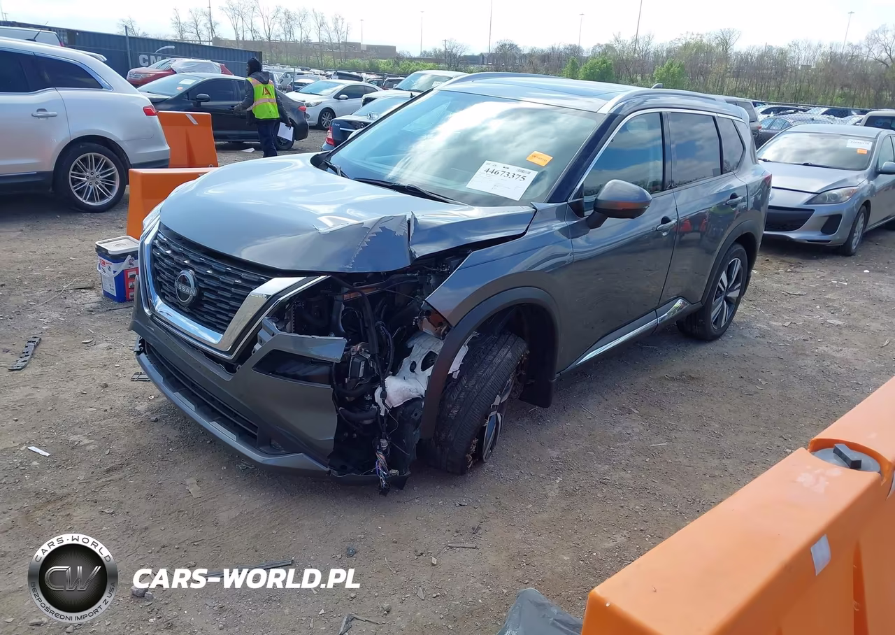 2022 Nissan Rogue Sl Intelligent Awd VIN:5N1BT3CB5NC717882 - 2