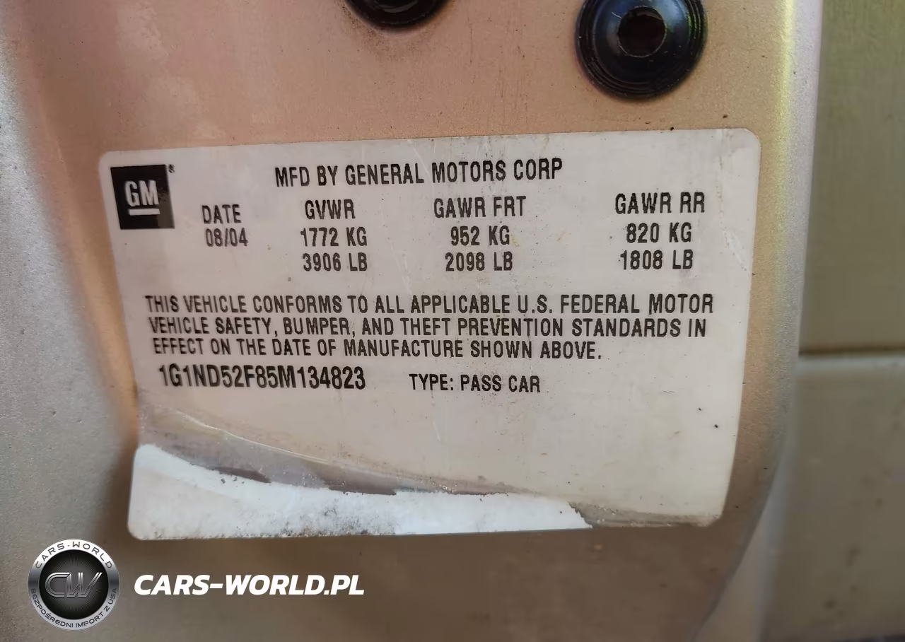 2005 Chevrolet Classic VIN:1G1ND52F85M134823 - 9