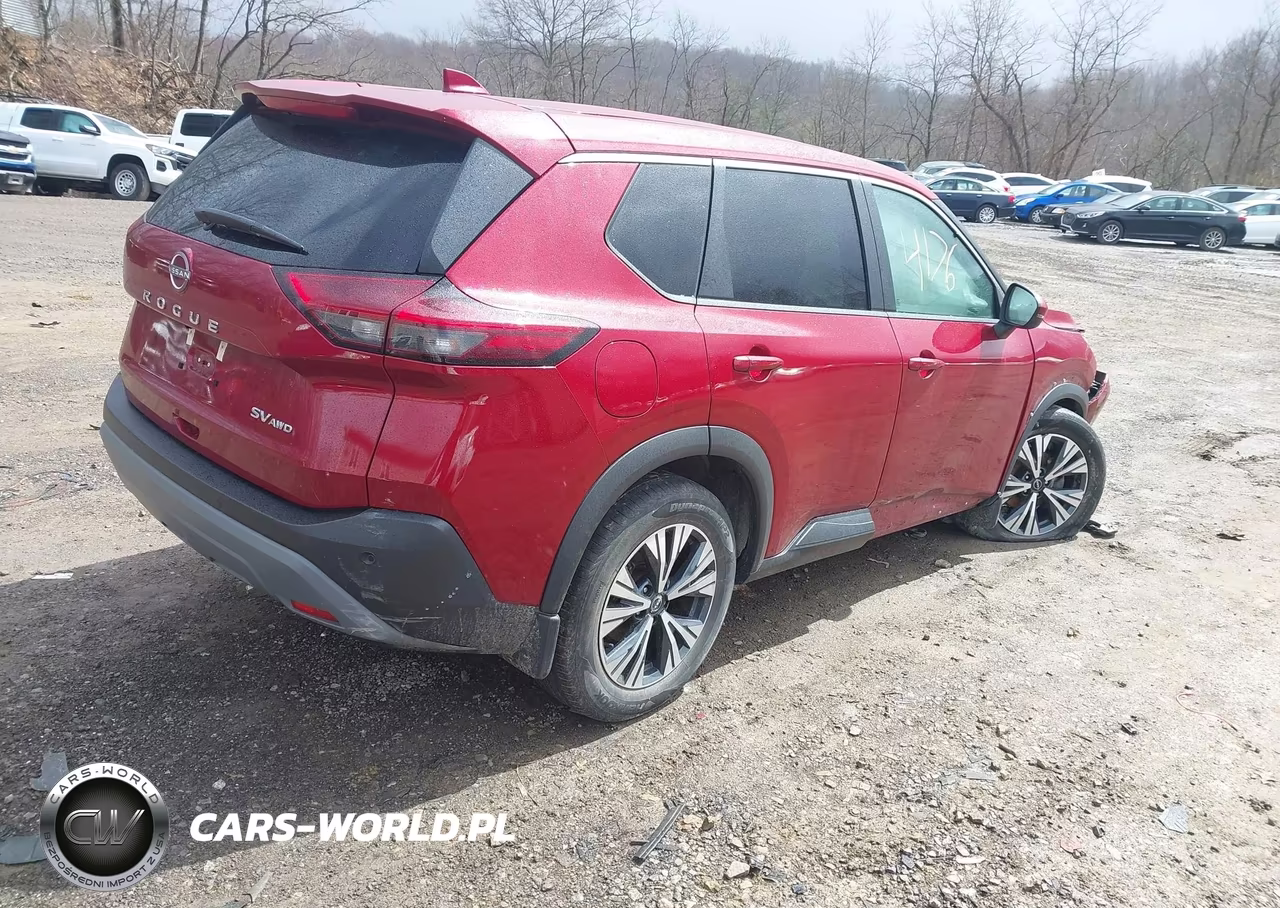 2022 Nissan Rogue Sv Intelligent Awd VIN:5N1BT3BB6NC730299 - 4