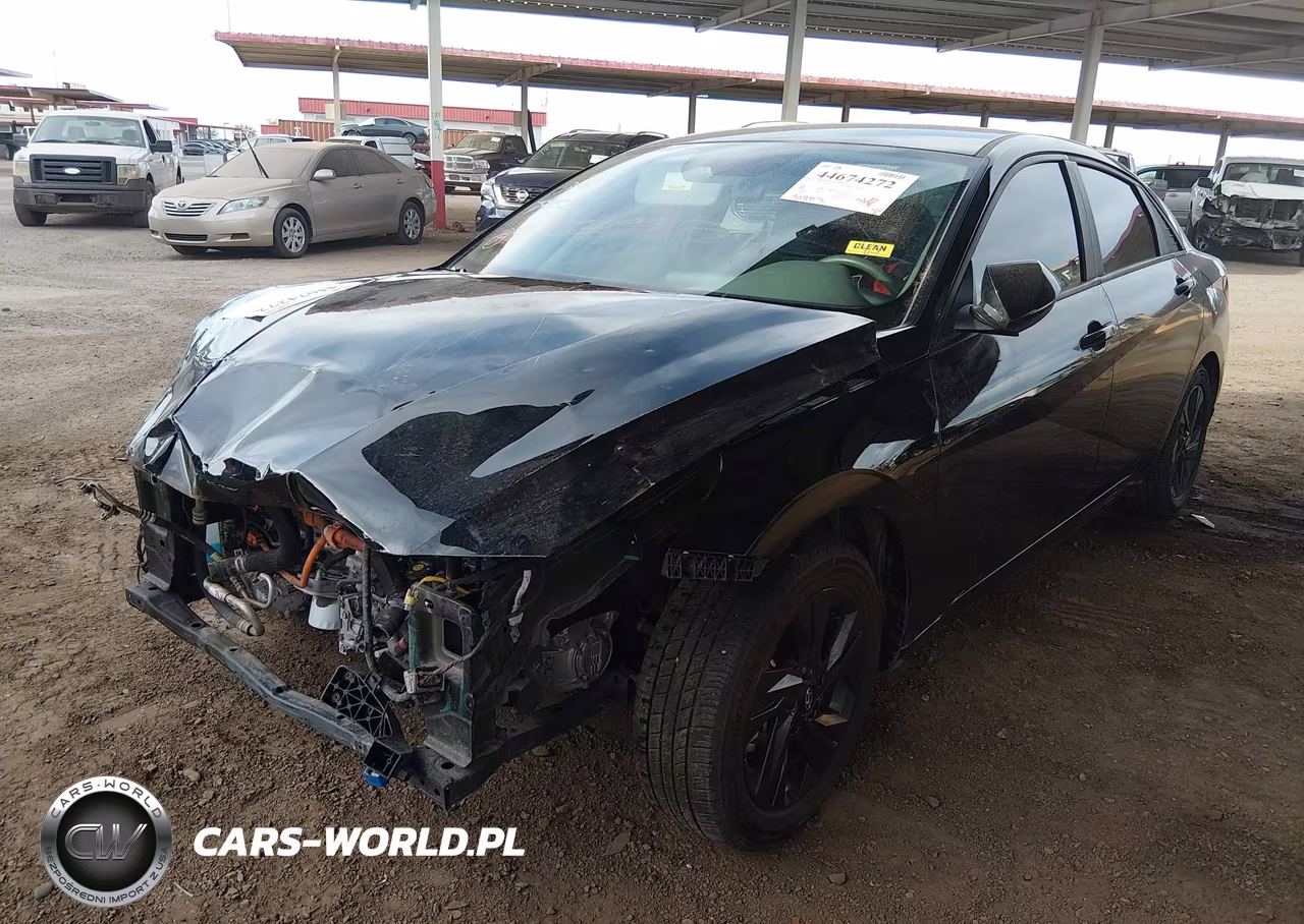 2023 Hyundai Elantra Hybrid Blue VIN:KMHLM4AJ2PU041521 - 2