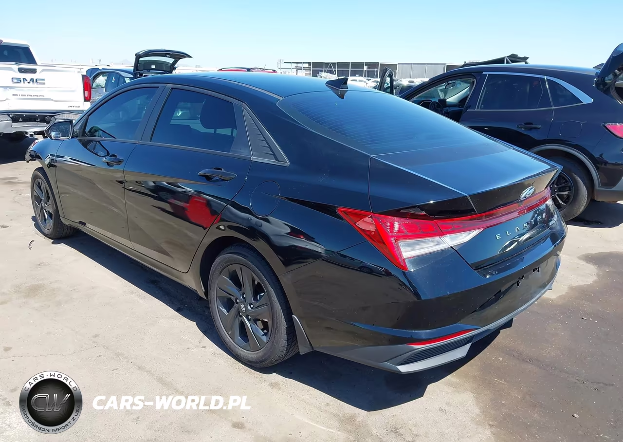 2023 Hyundai Elantra Hybrid Blue VIN:KMHLM4AJ2PU041521 - 3