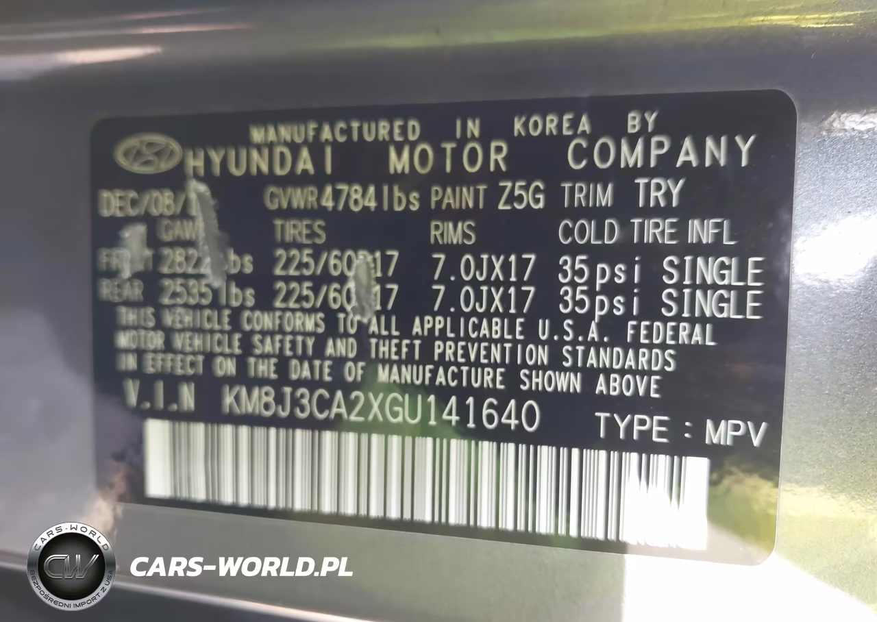 2016 Hyundai Tucson Eco VIN:KM8J3CA2XGU141640 - 9