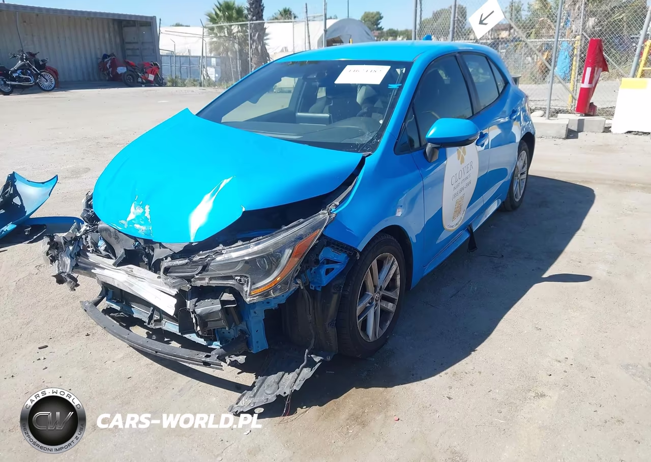 2019 Toyota Corolla Se VIN:JTNK4RBE1K3034780 - 2