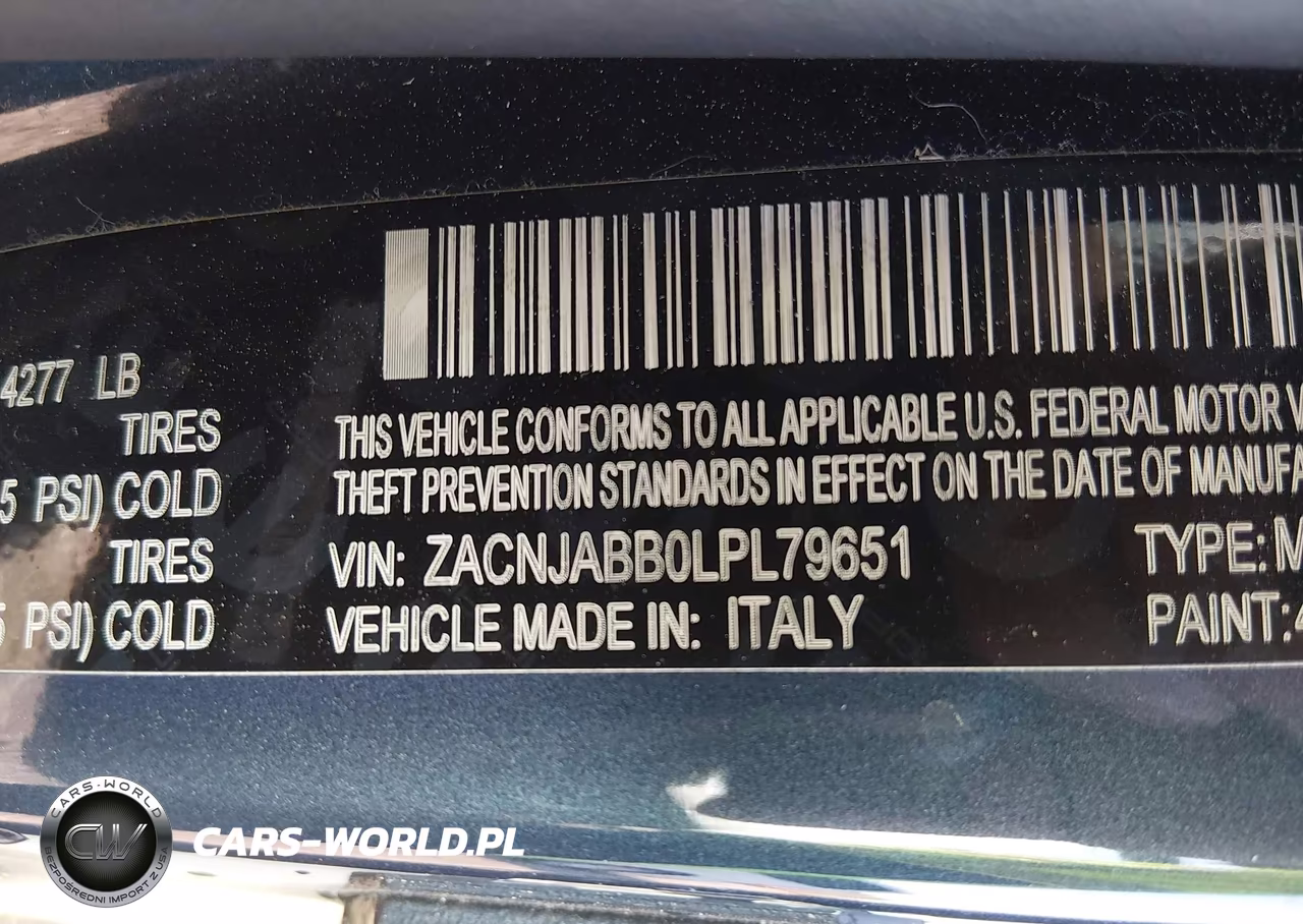2020 Jeep Renegade Altitude Fwd VIN:ZACNJABB0LPL79651 - 9