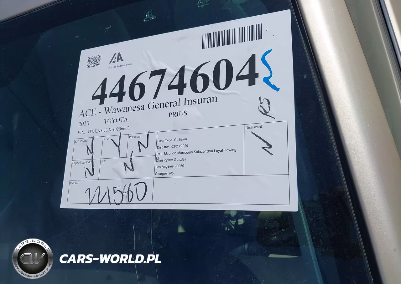 2010 Toyota Prius Ii VIN:JTDKN3DUXA0206663 - 12