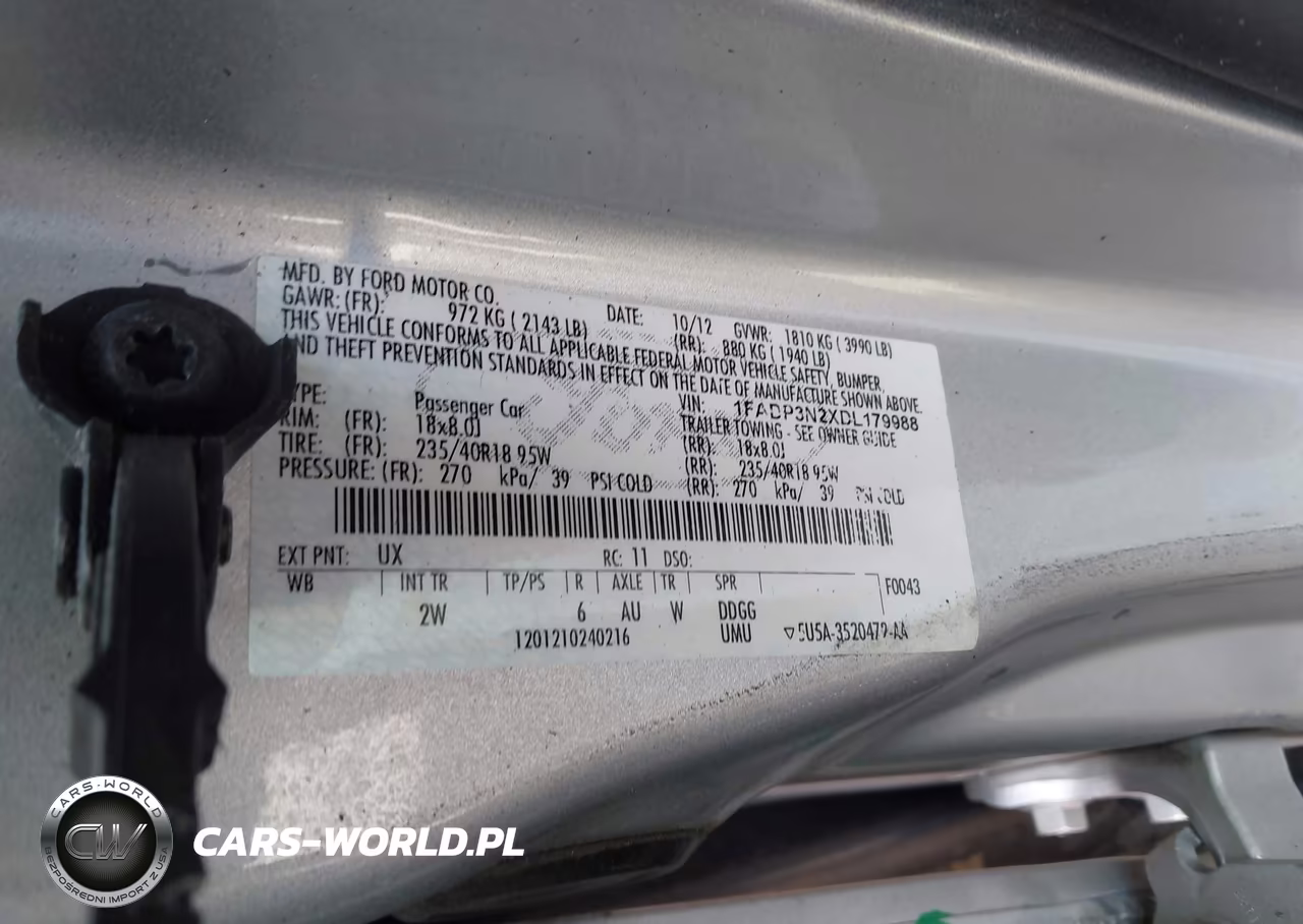 2013 Ford Focus Titanium VIN:1FADP3N2XDL179988 - 9