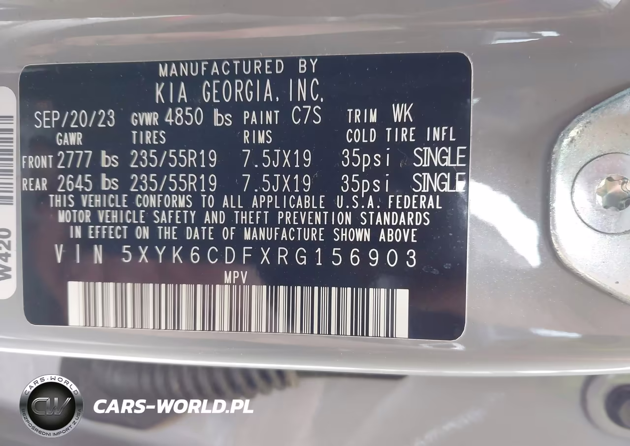 2024 Kia Sportage X-Line VIN:5XYK6CDFXRG156903 - 9
