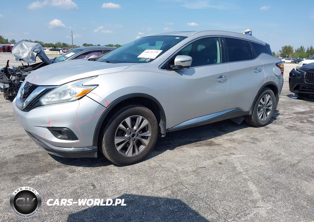2016 Nissan Murano Sl VIN:5N1AZ2MH7GN156387 - 2