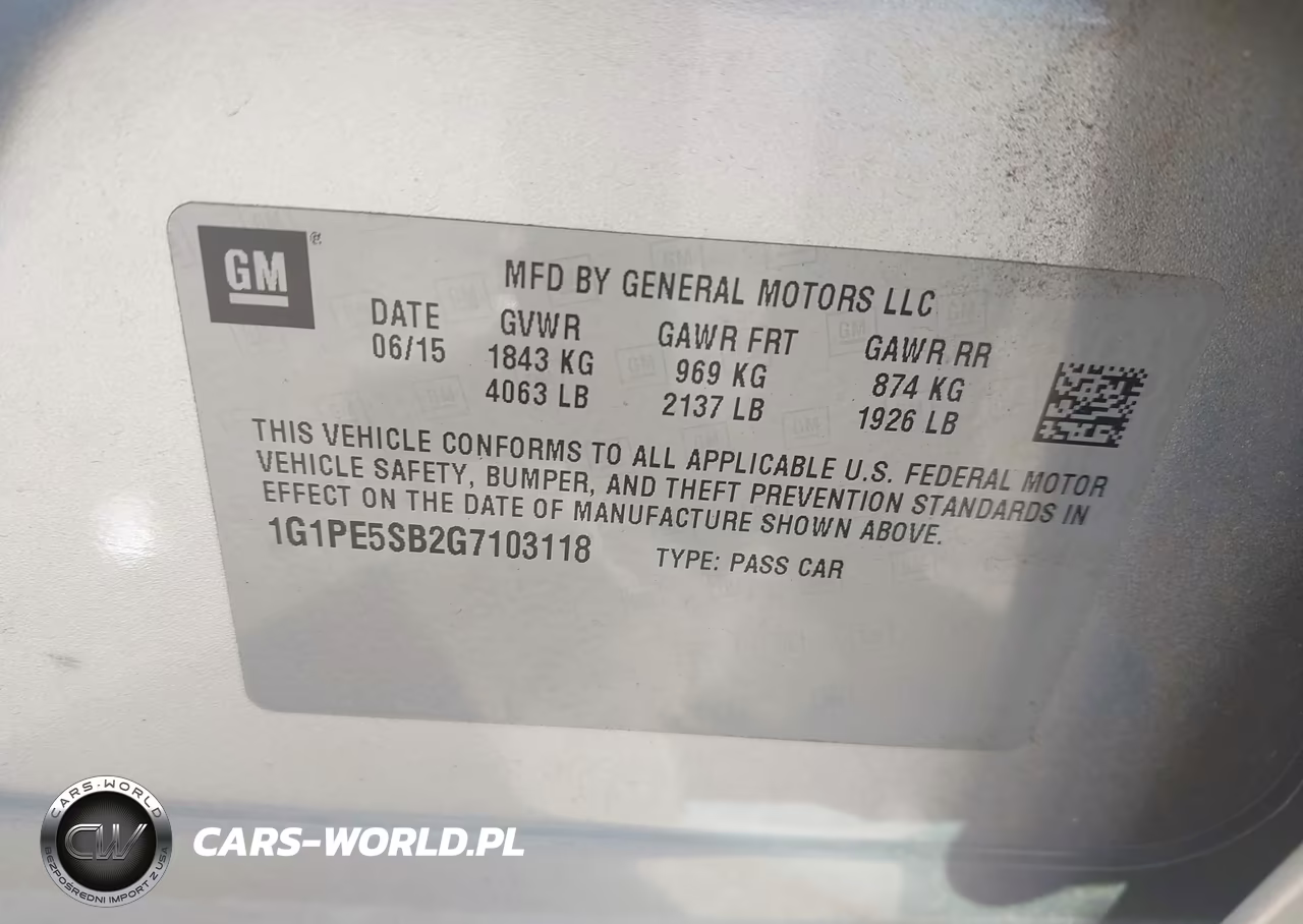 2016 Chevrolet Cruze Limited 1Lt Auto VIN:1G1PE5SB2G7103118 - 9