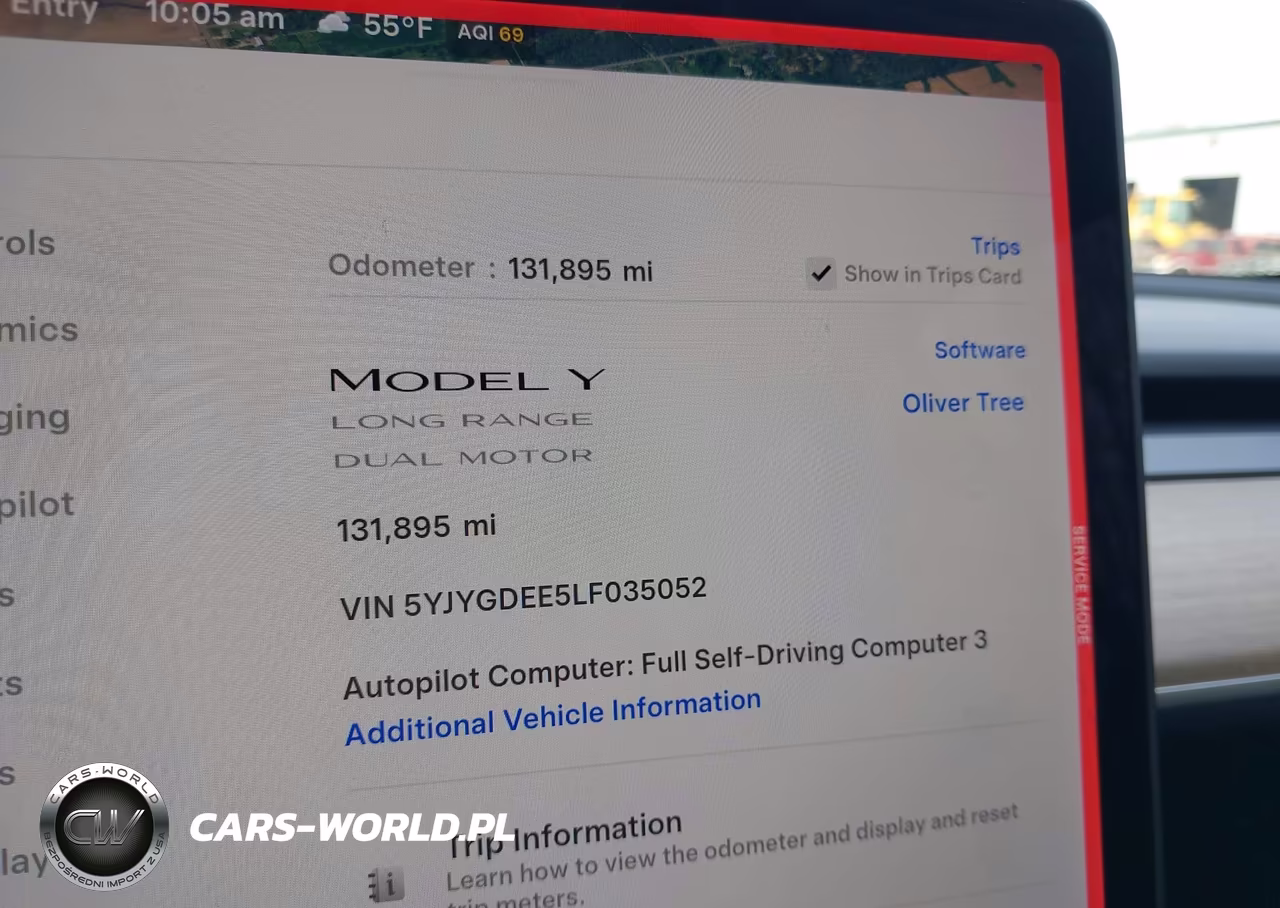 2020 Tesla Model Y Long Range Dual Motor All-Wheel Drive VIN:5YJYGDEE5LF035052 - 7