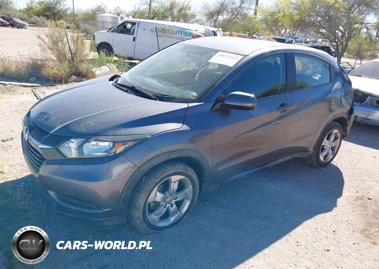 2016 Honda Hr-V Lx VIN:3CZRU5H37GM722977 - 2