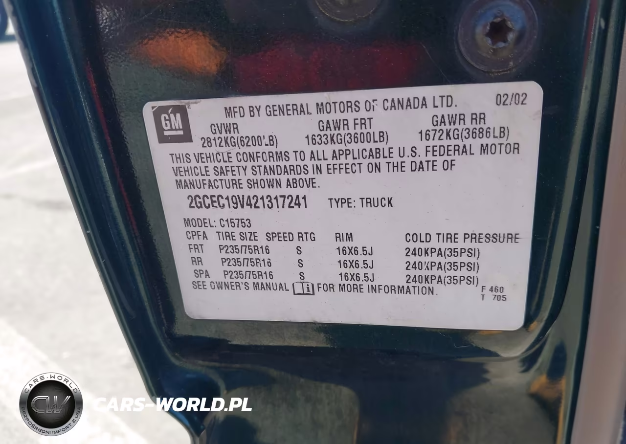 2002 Chevrolet Silverado 1500 Ls VIN:2GCEC19V421317241 - 9