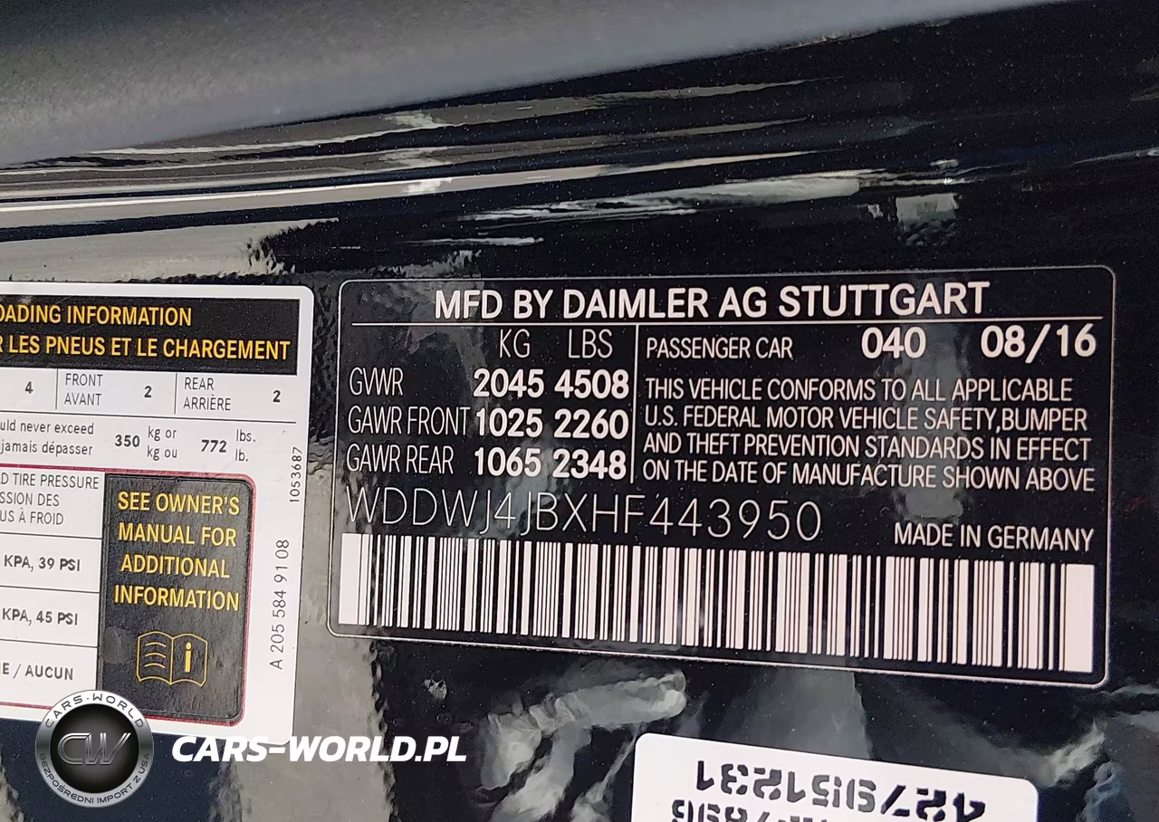2017 Mercedes-Benz C 300 VIN:WDDWJ4JBXHF443950 - 9