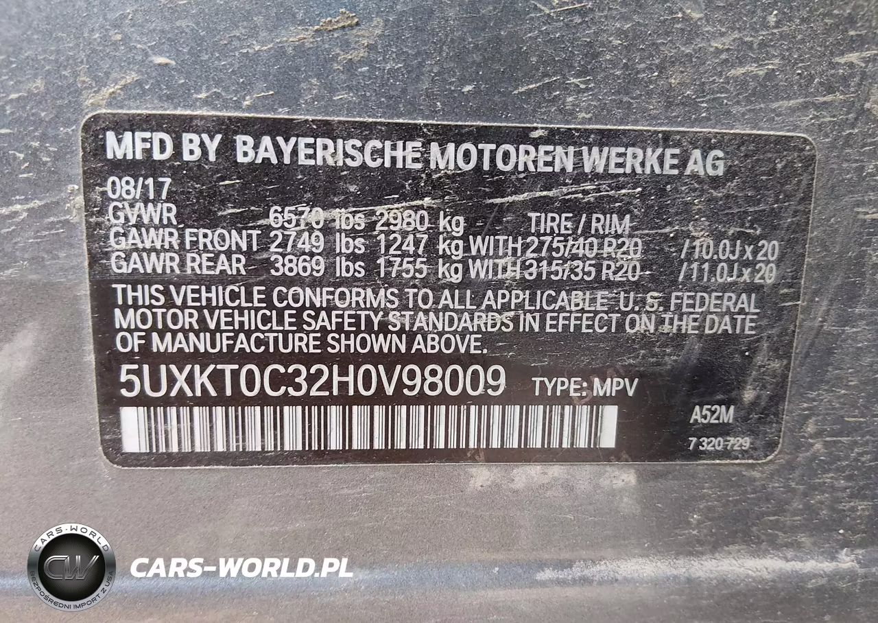 2017 BMW X5 Edrive xDrive40E Iperformance VIN:5UXKT0C32H0V98009 - 9