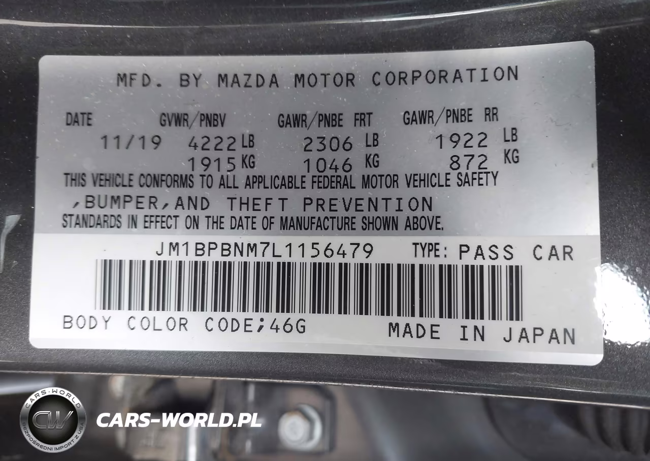 2020 Mazda Mazda3 Premium Package VIN:JM1BPBNM7L1156479 - 9