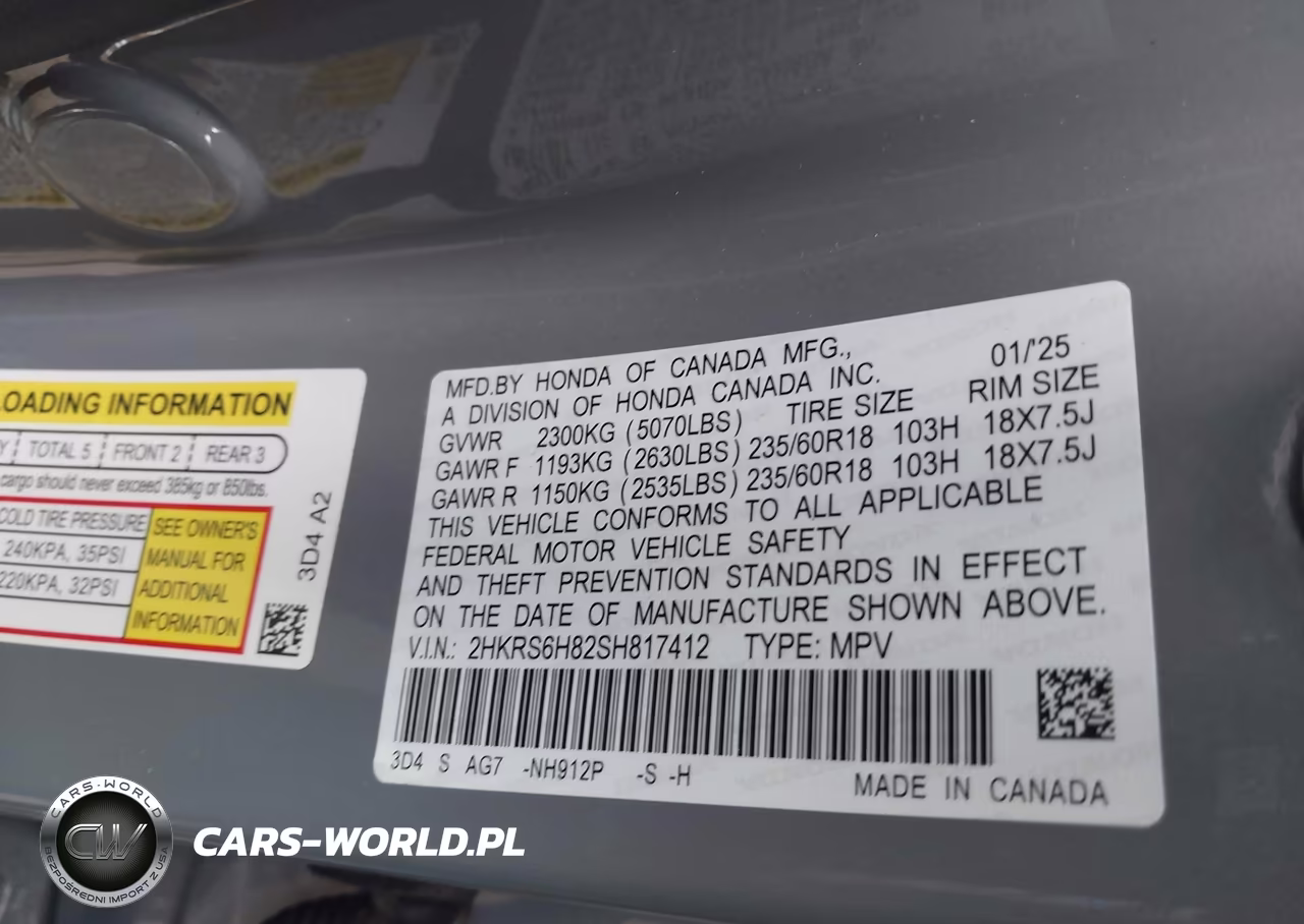 2025 Honda Cr-V Hybrid Sport-L VIN:2HKRS6H82SH817412 - 9