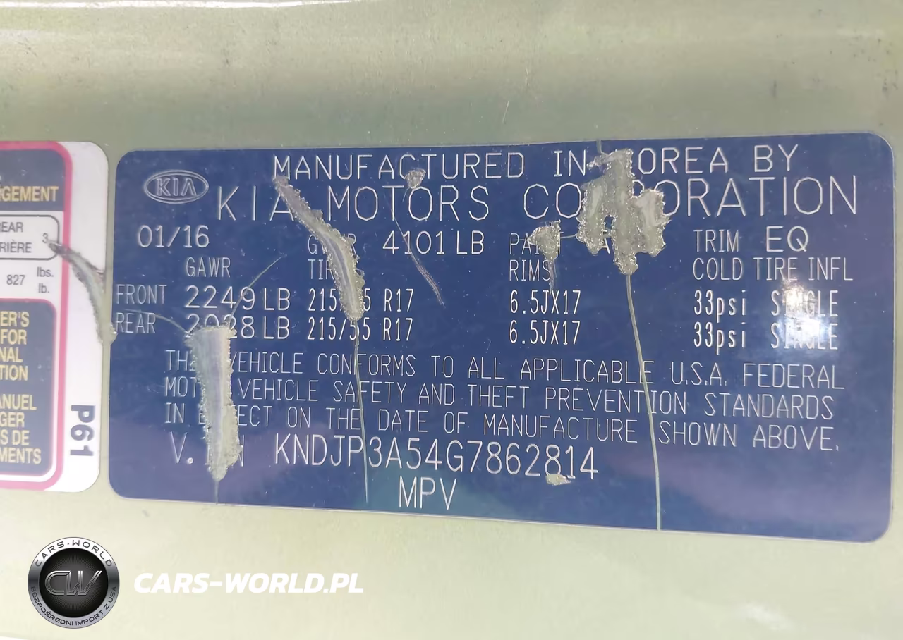 2016 Kia Soul + VIN:KNDJP3A54G7862814 - 9