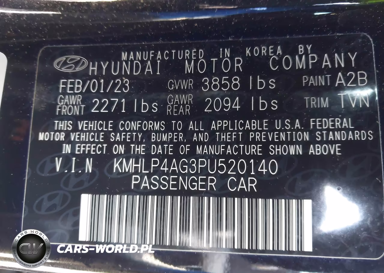 2023 Hyundai Elantra Limited VIN:KMHLP4AG3PU520140 - 9