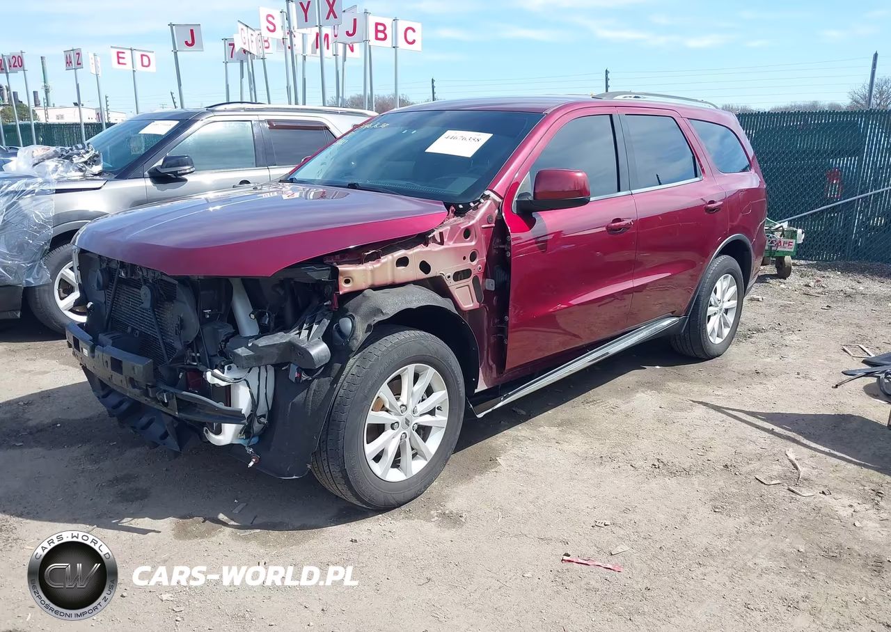 2020 Dodge Durango Sxt Plus Awd VIN:1C4RDJAG8LC376851 - 2