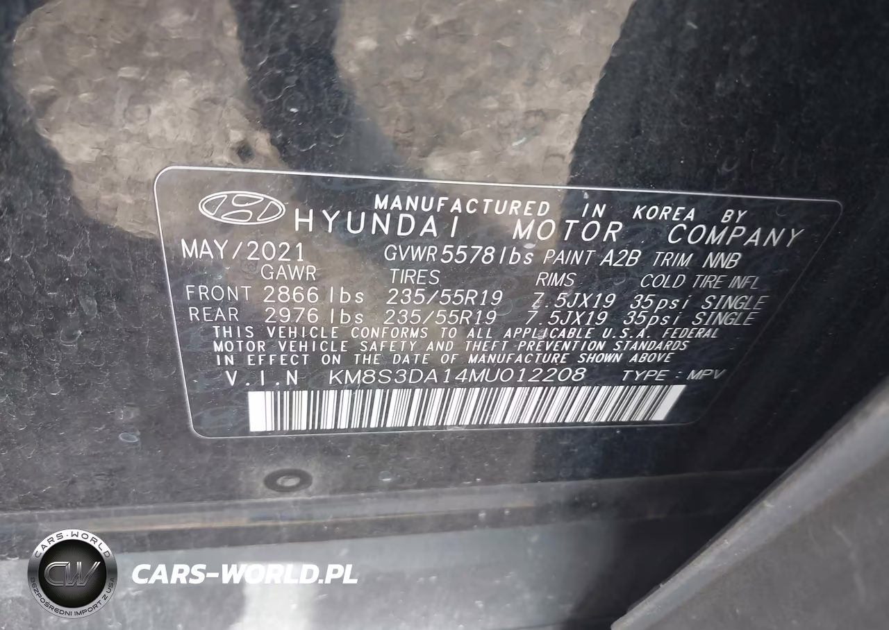 2021 Hyundai Santa Fe Hybrid Sel Premium VIN:KM8S3DA14MU012208 - 9