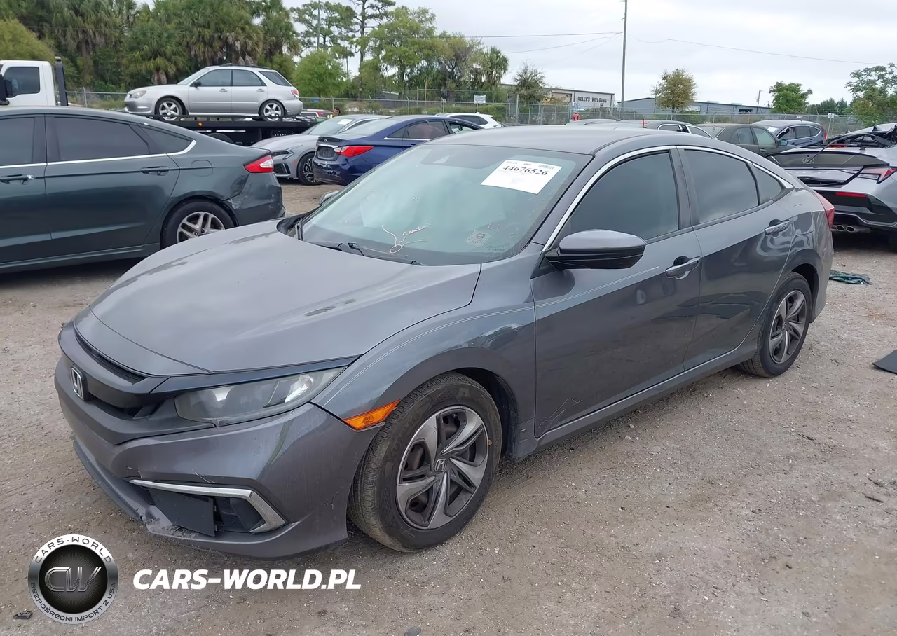 2019 Honda Civic Lx VIN:2HGFC2F60KH573425 - 2