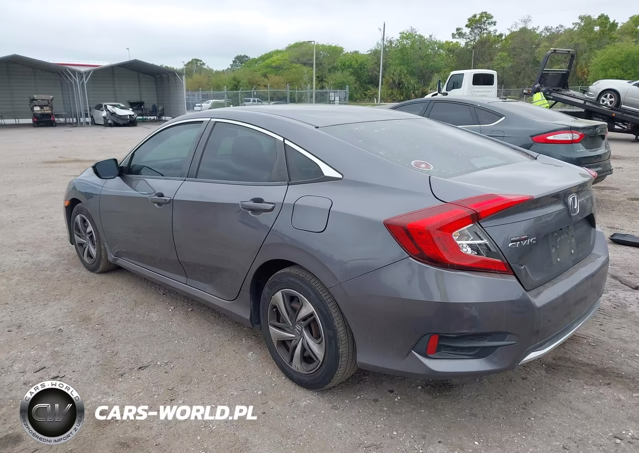 2019 Honda Civic Lx VIN:2HGFC2F60KH573425 - 3