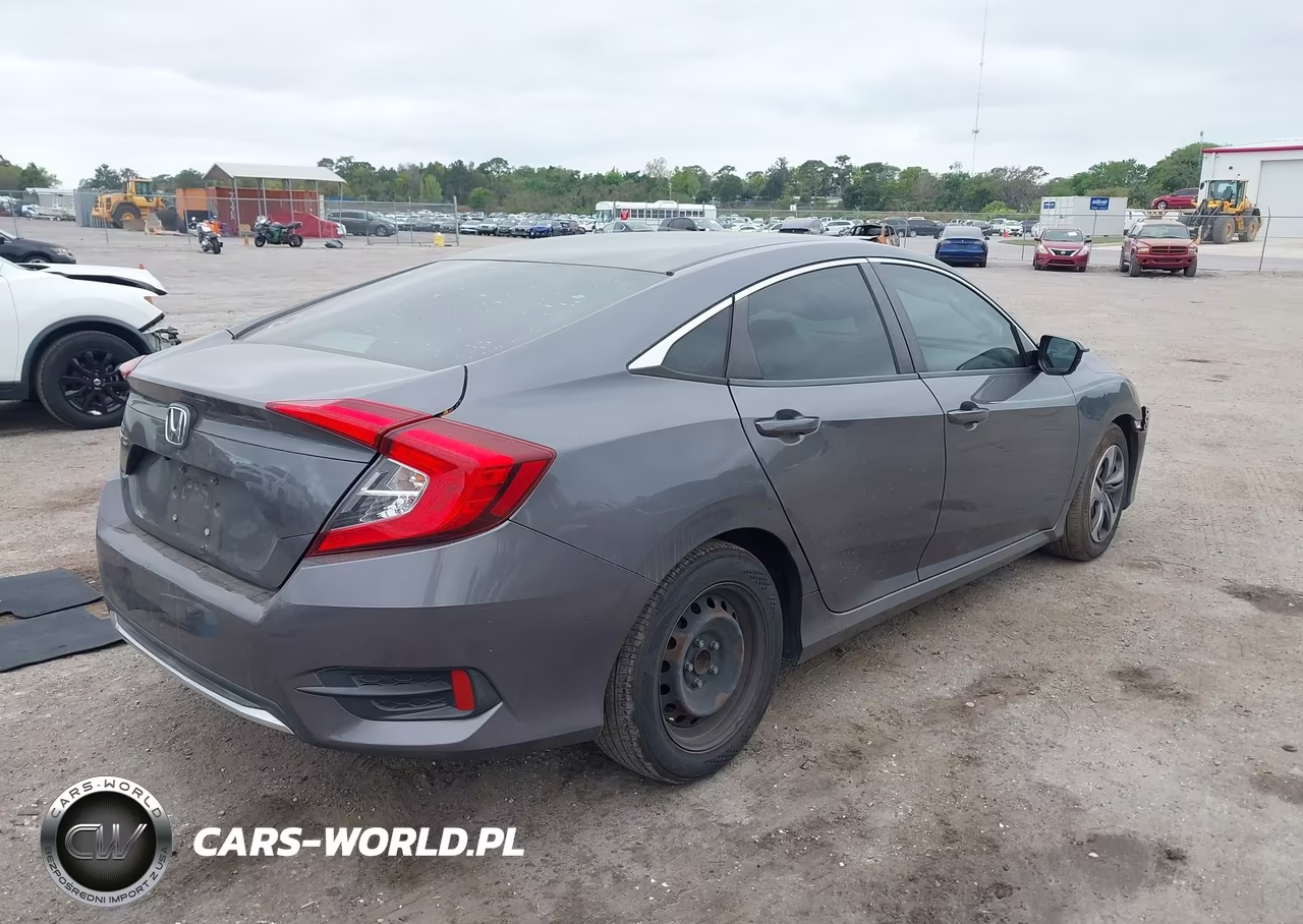 2019 Honda Civic Lx VIN:2HGFC2F60KH573425 - 4