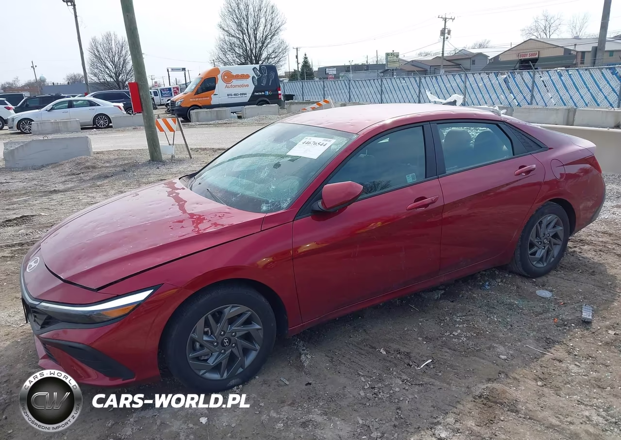 2024 Hyundai Elantra Sel VIN:KMHLM4DG6RU673537 - 2