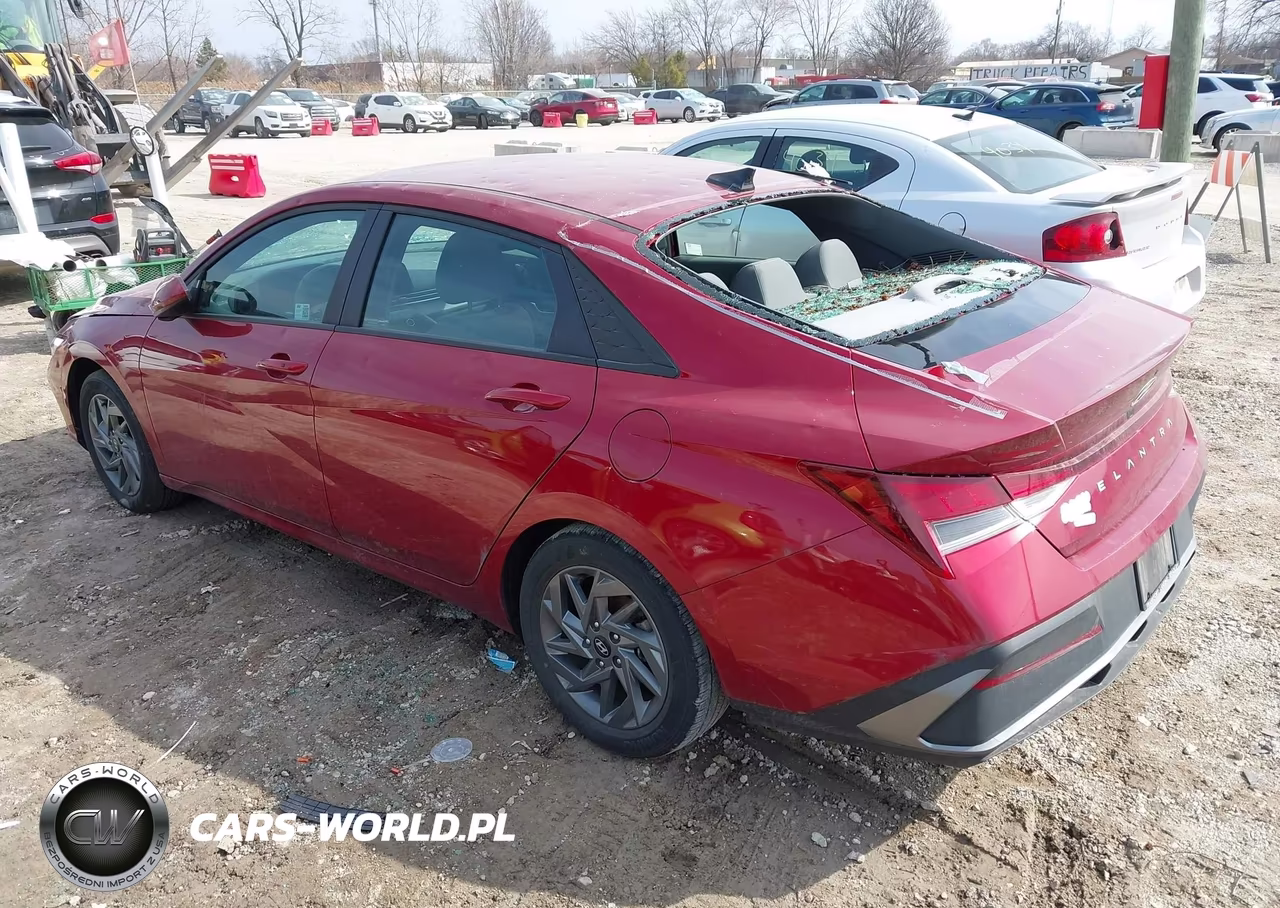 2024 Hyundai Elantra Sel VIN:KMHLM4DG6RU673537 - 3