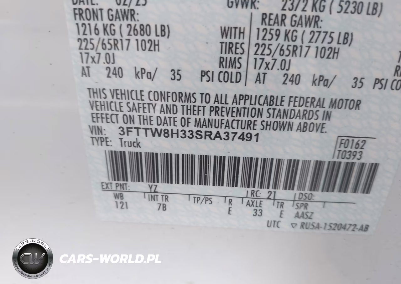 2025 Ford Maverick Xlt VIN:3FTTW8H33SRA37491 - 9