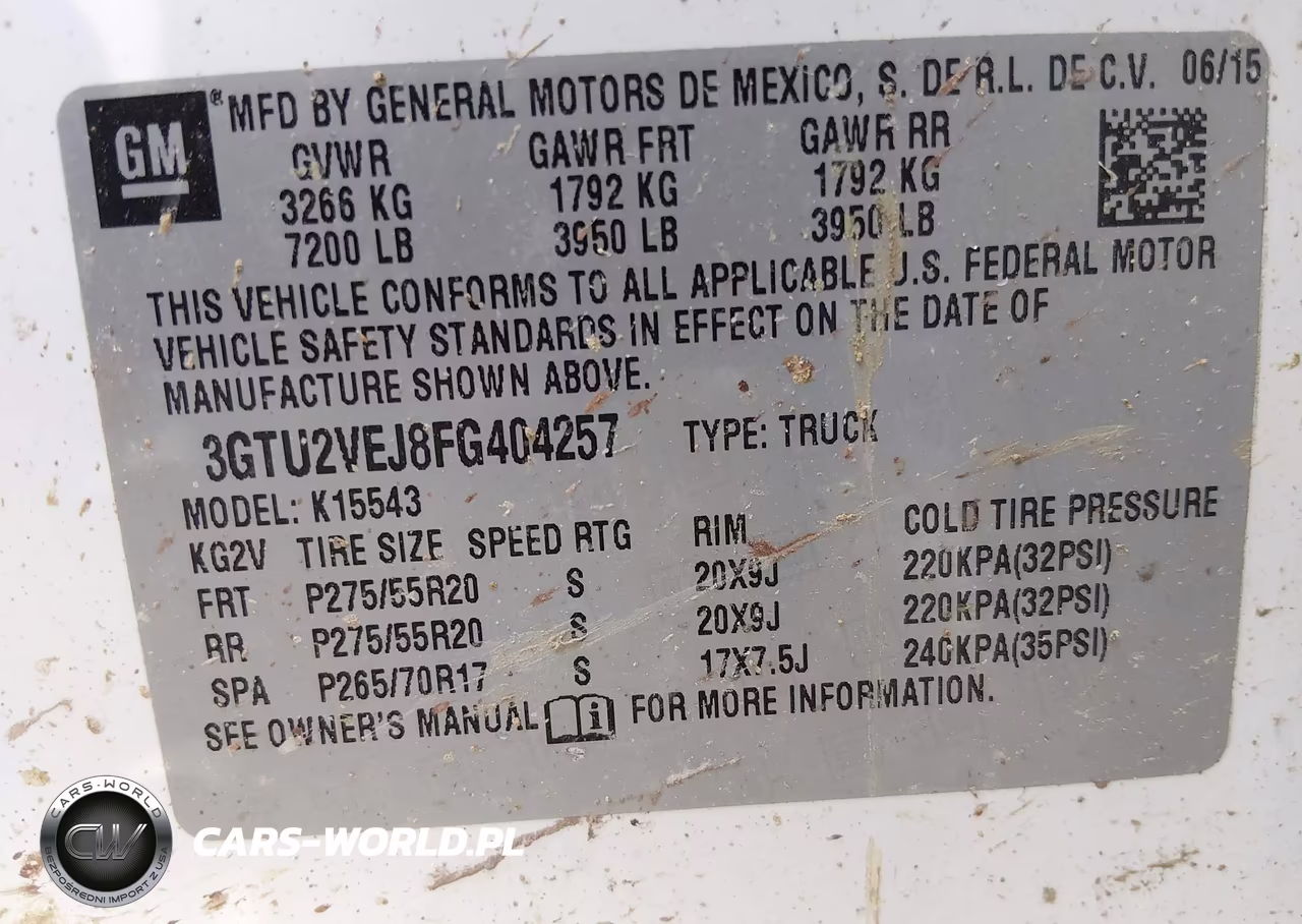 2015 GMC Sierra 1500 Slt VIN:3GTU2VEJ8FG404257 - 9