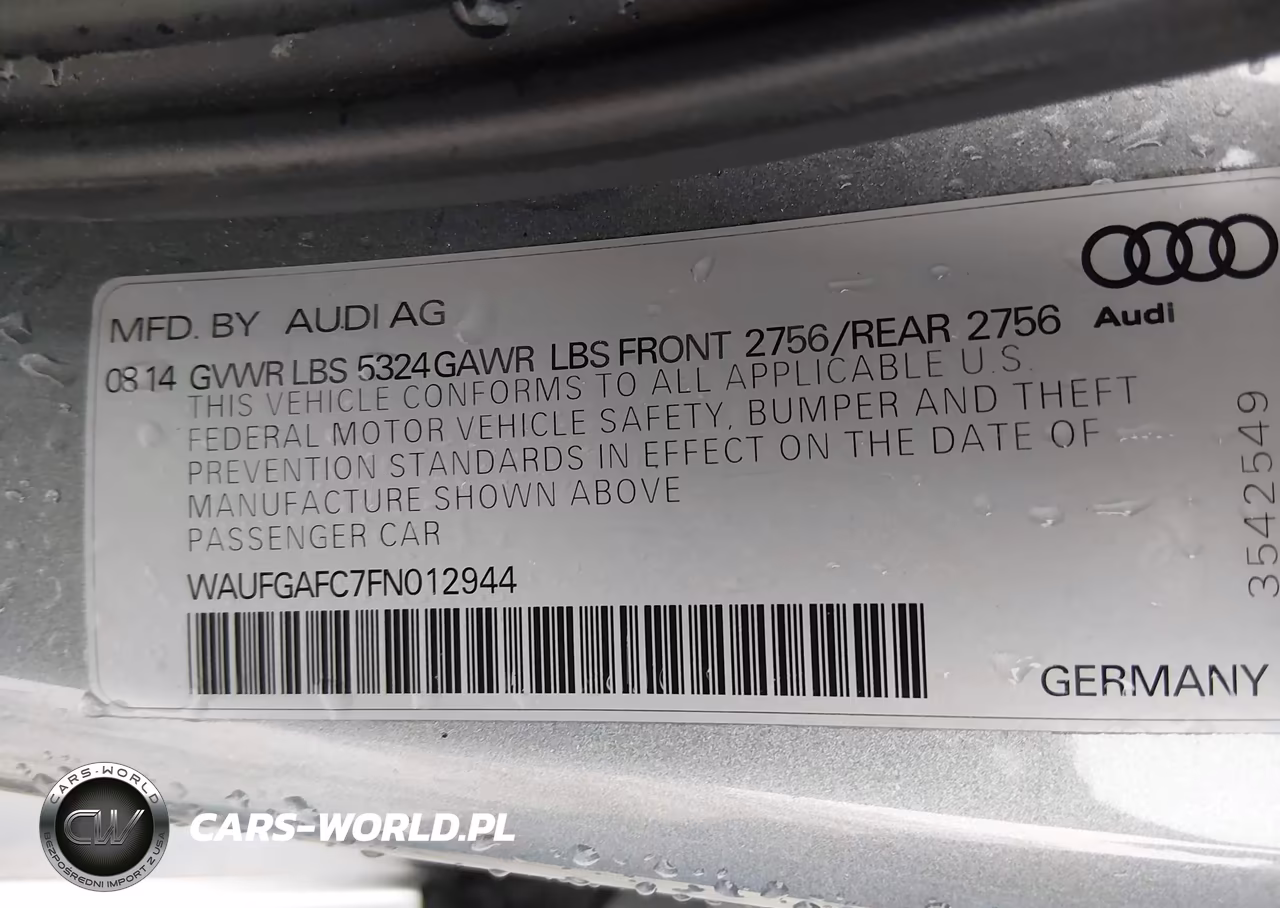 2015 Audi A6 3.0T Premium Plus VIN:WAUFGAFC7FN012944 - 9