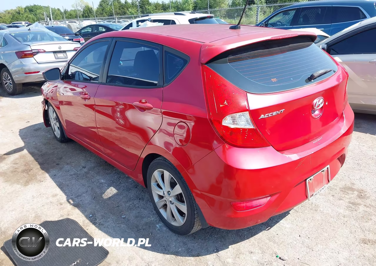 2012 Hyundai Accent Se VIN:KMHCU5AE1CU038046 - 3