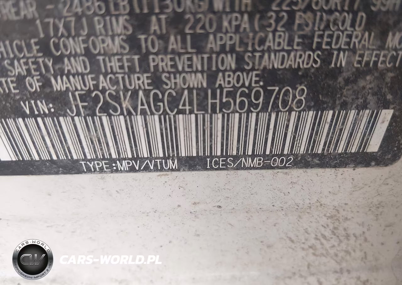 2020 Subaru Forester Premium VIN:JF2SKAGC4LH569708 - 9