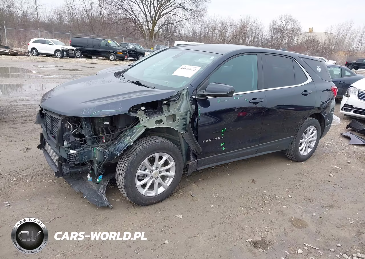 2021 Chevrolet Equinox Awd Lt VIN:3GNAXUEV1MS100674 - 2