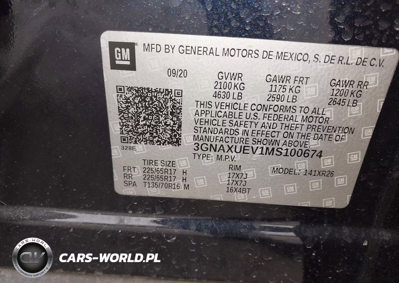 2021 Chevrolet Equinox Awd Lt VIN:3GNAXUEV1MS100674 - 9