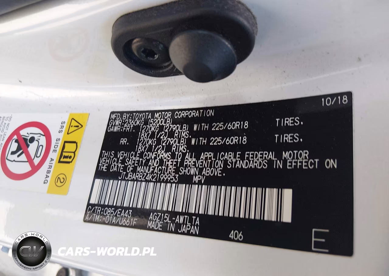 2019 Lexus Nx 300 VIN:JTJBARBZ4K2199953 - 9
