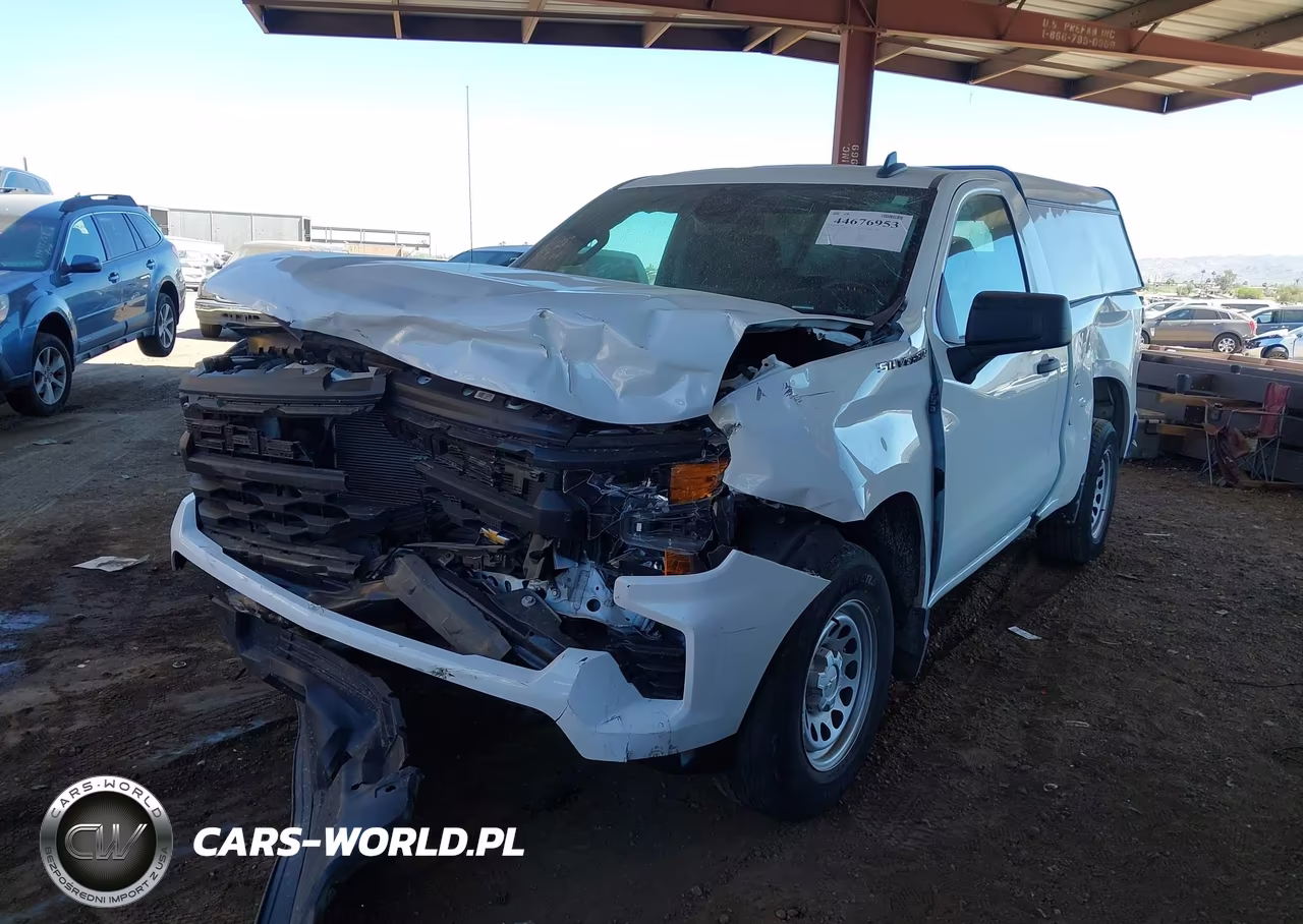 2023 Chevrolet Silverado 1500 2Wd Standard Bed Wt VIN:3GCNAAEK9PG343205 - 2