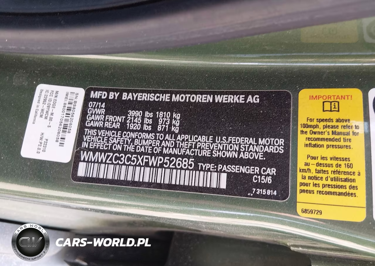 2015 Mini Countryman Cooper S VIN:WMWZC3C5XFWP52685 - 9