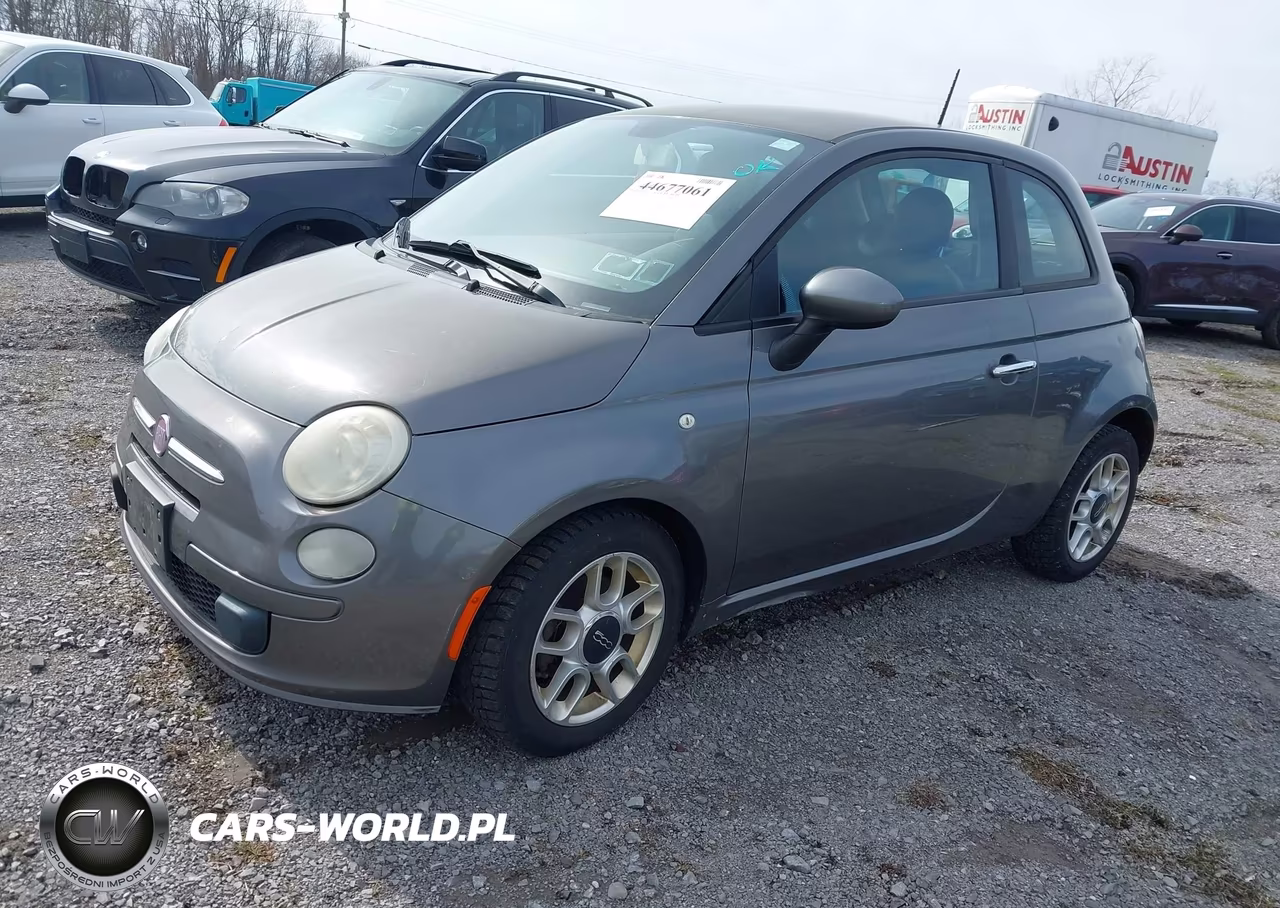 2012 Fiat 500 Pop VIN:3C3CFFAR6CT124510 - 2